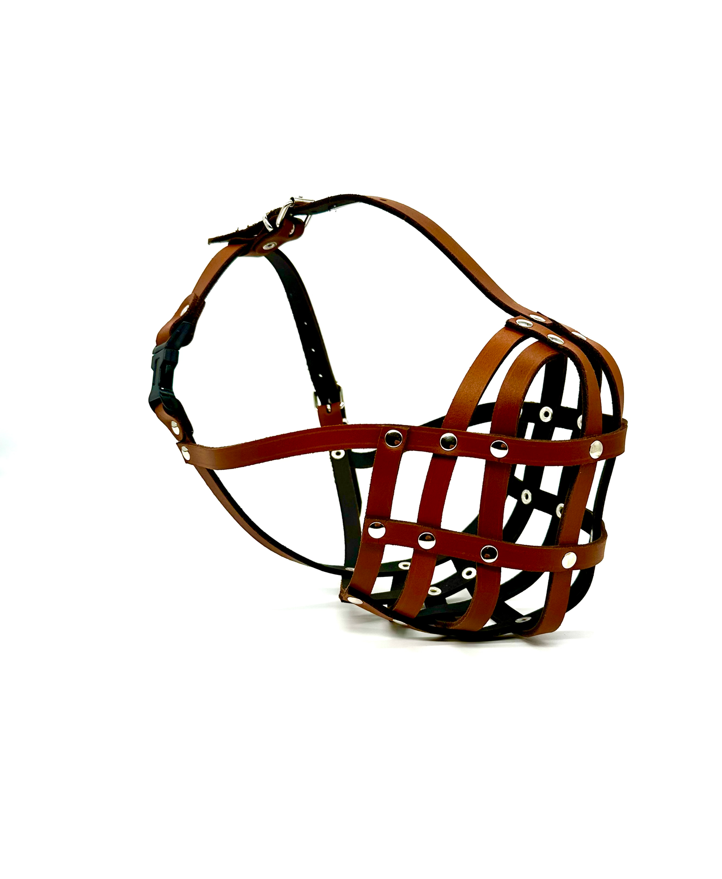 leather dog muzzle