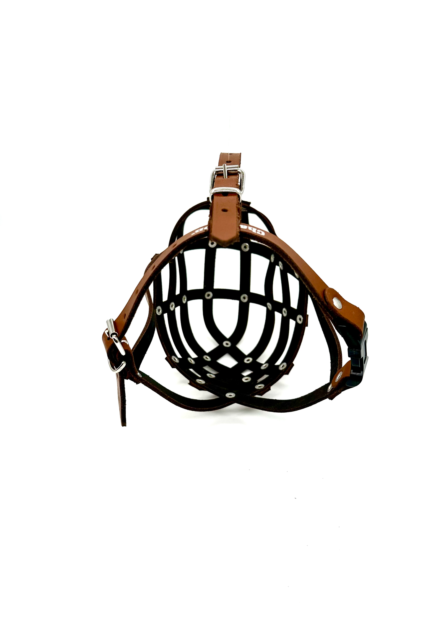 leather dog muzzle