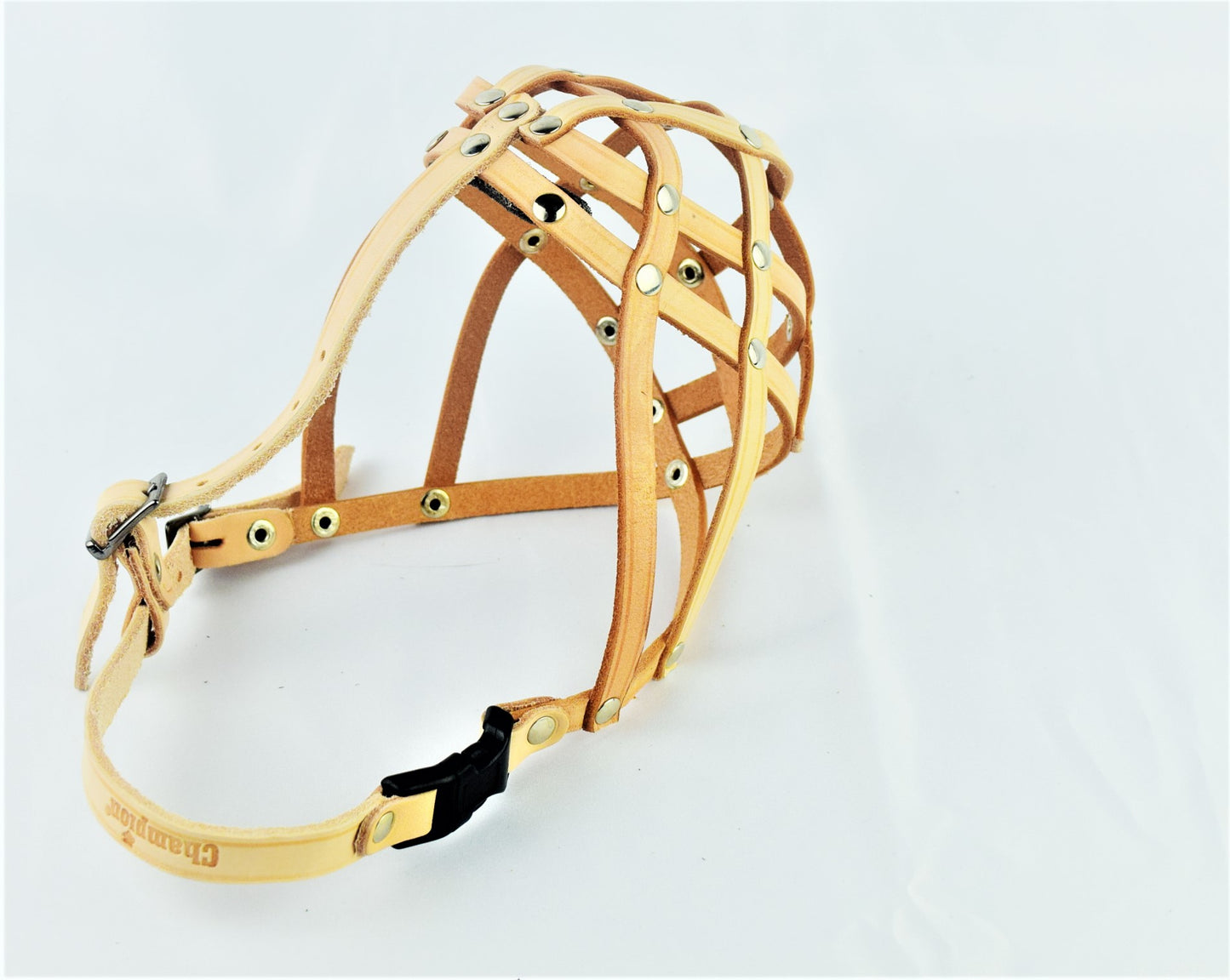 leather dog muzzle