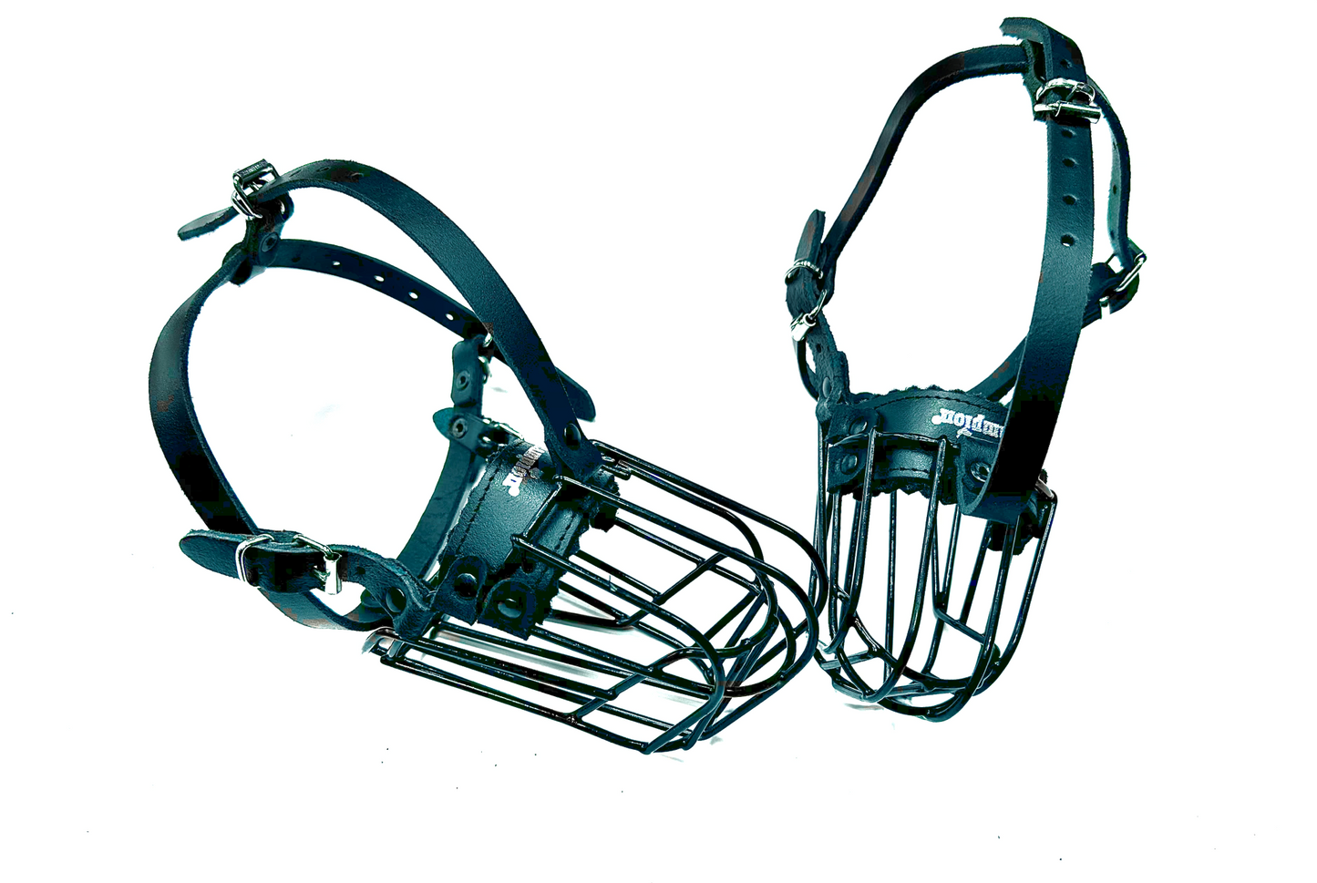 Black Rubber Basket Metal Muzzle