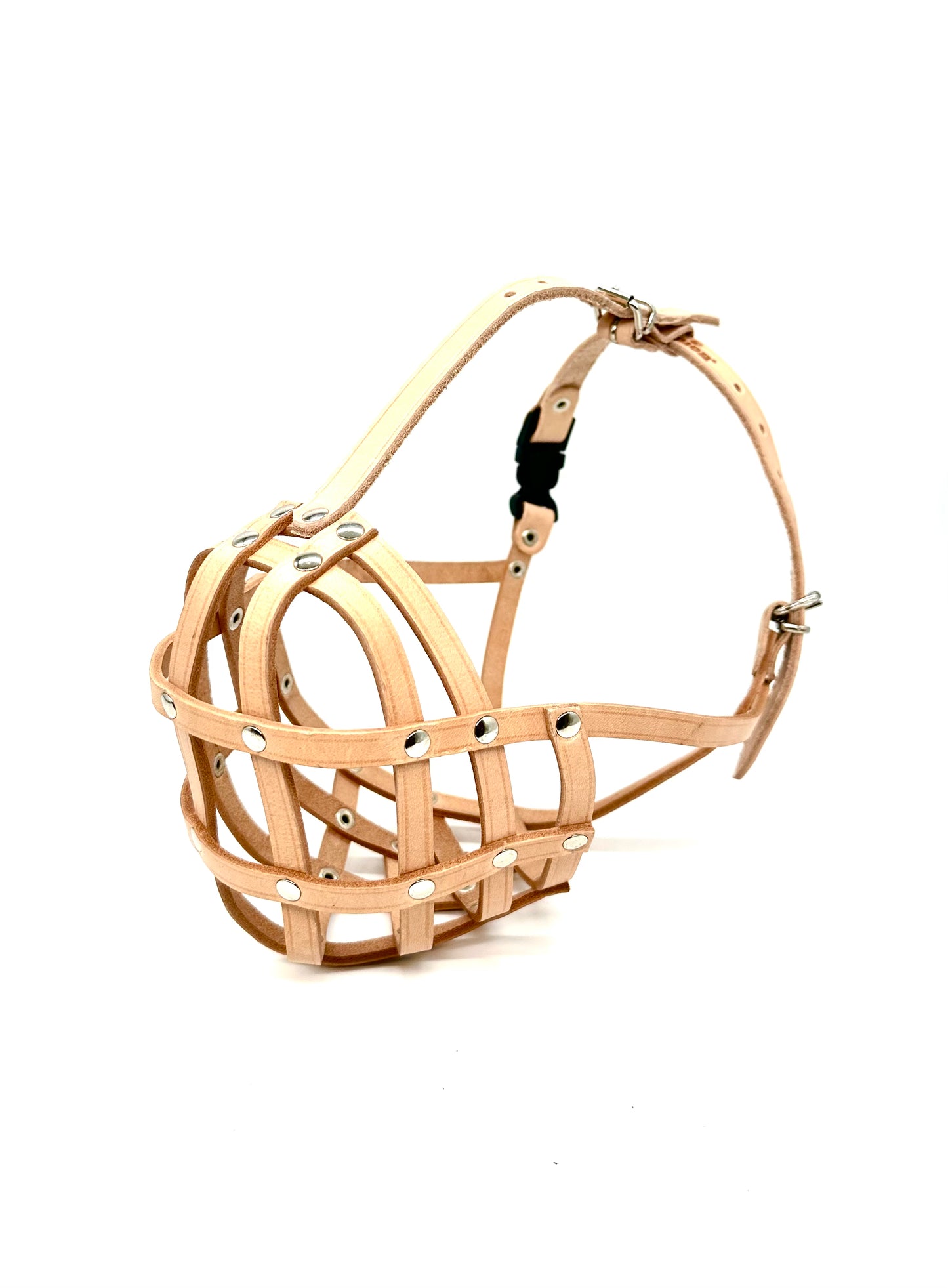 leather dog muzzle
