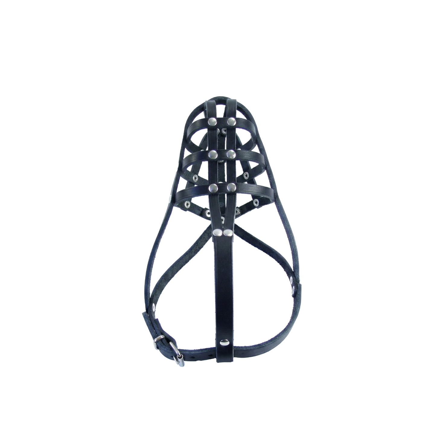 Lightweight Leather Dog Muzzle for Jack Russell and other similar dogs