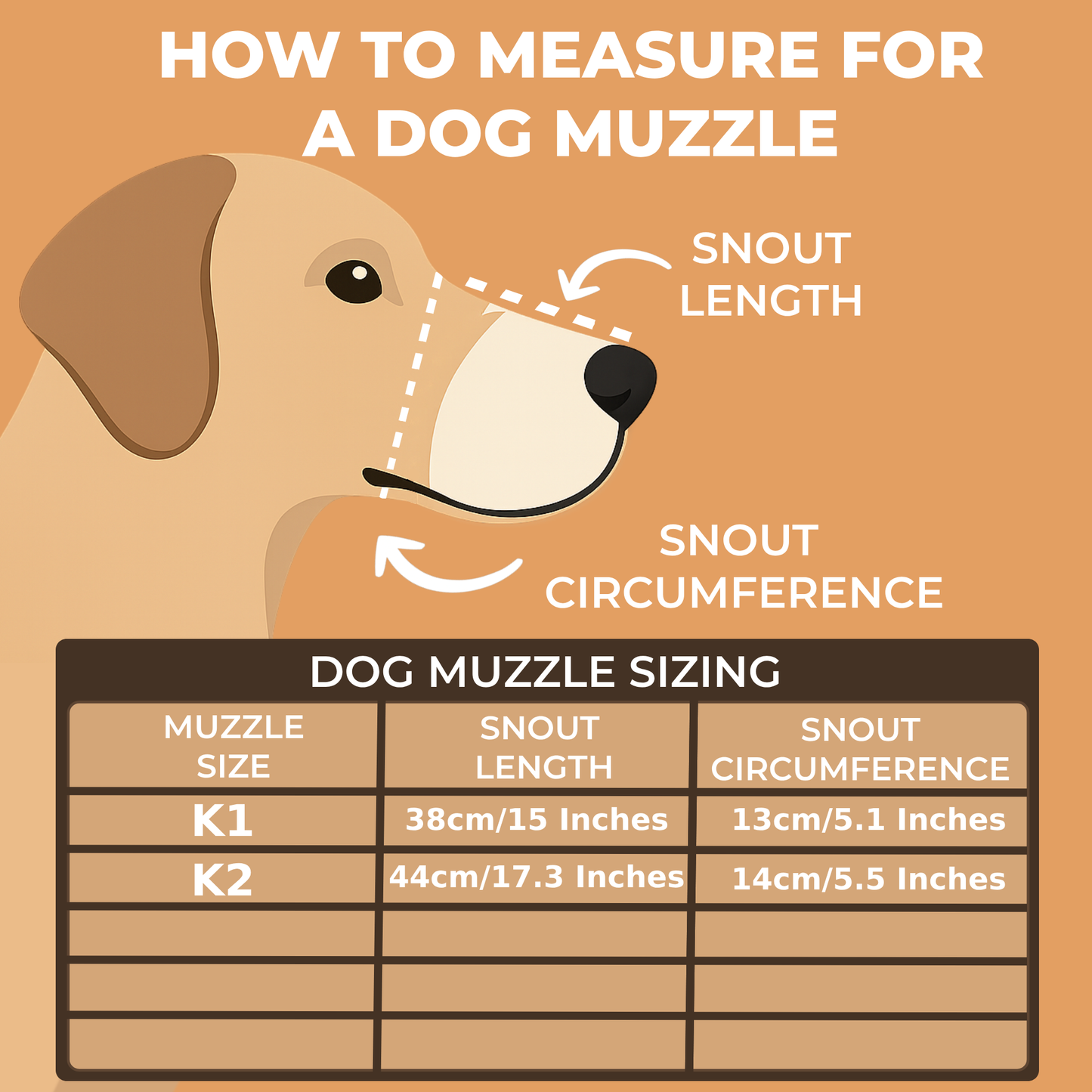 Strong Lightweight Leather Dog Muzzle for Caucasian Shepherd & other large dogs