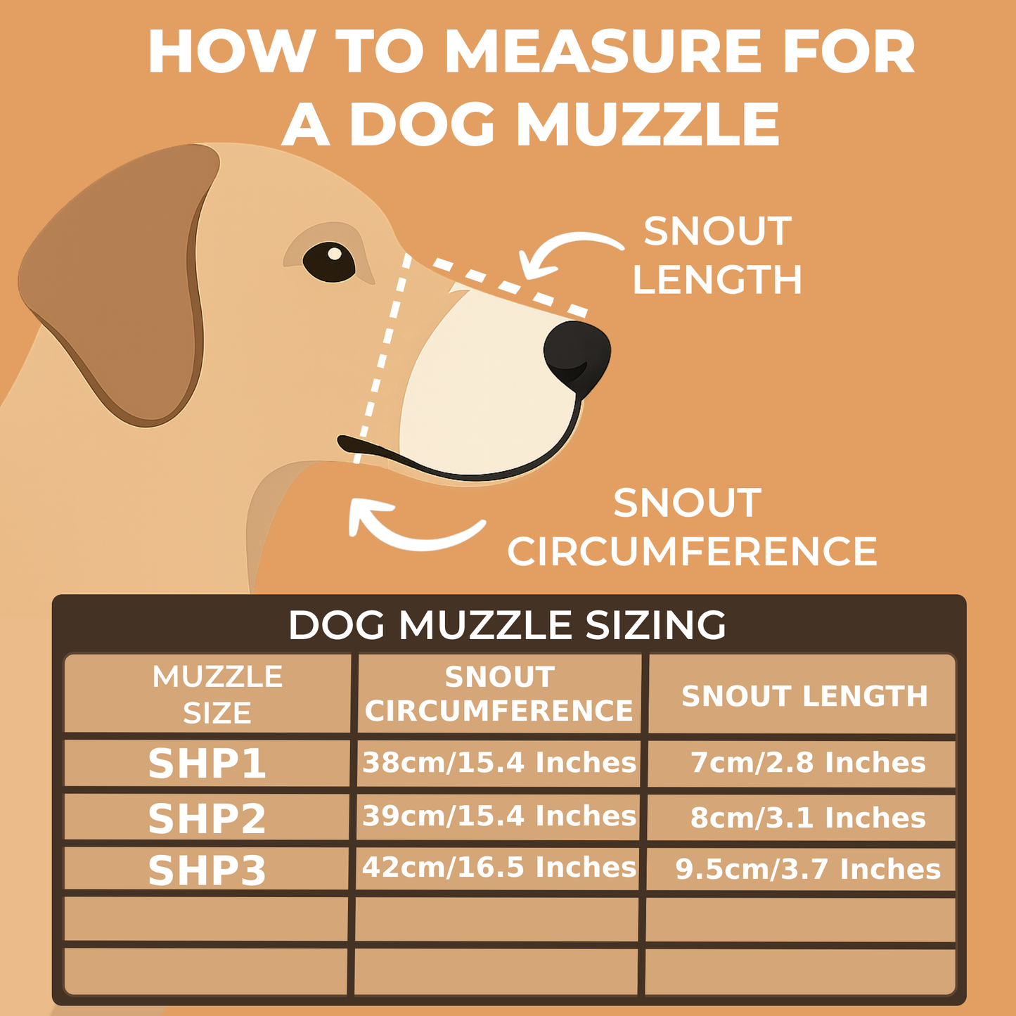 Lightweight Leather Dog Muzzle for Shar Pei and Other similar snouts