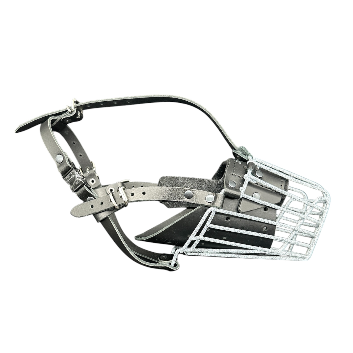 Strong Metal Wire Basket Dog Muzzle for German Shepherd Labrador and Other