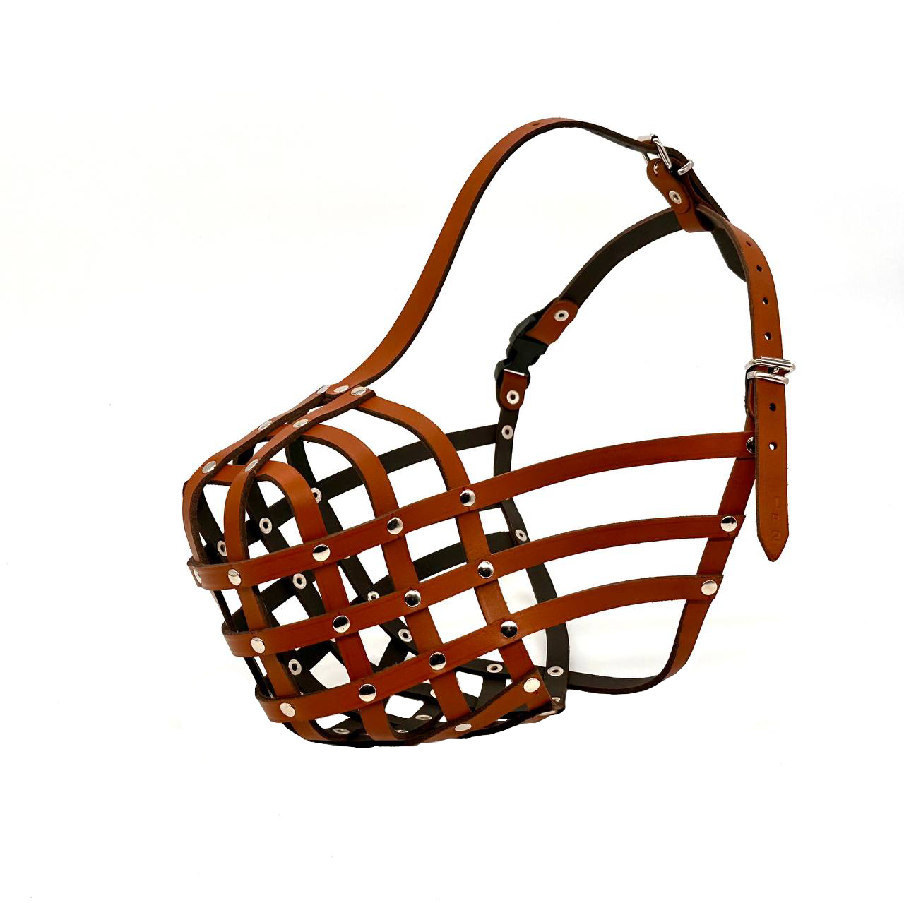 leather dog muzzle