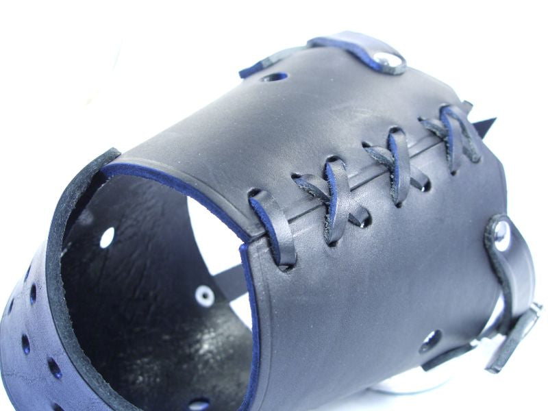 leather dog muzzle