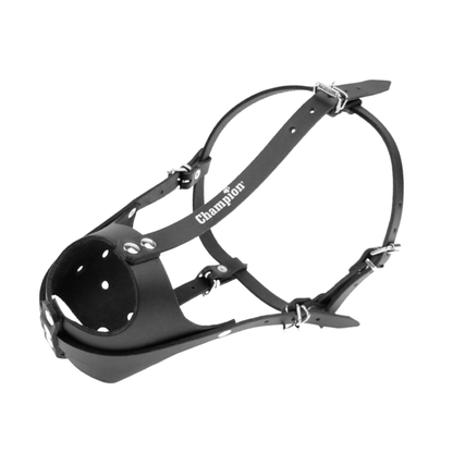 Leather Dog Muzzle for American Staffordshire Terrier | Amstaff | Real Leather Dog Muzzle