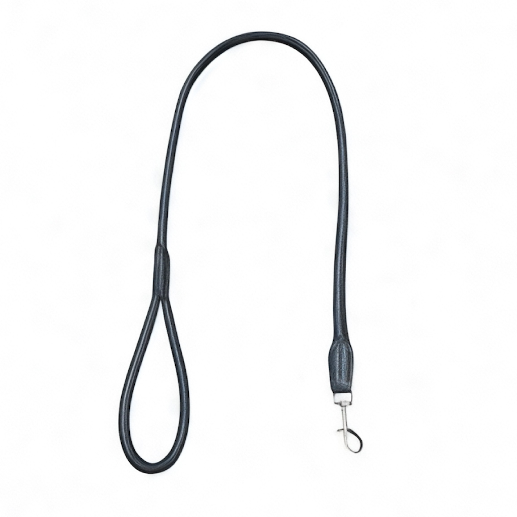 Premium Leather Dog Lead | Non-Adjustable with Strong Metal Rings & Craftsmanship