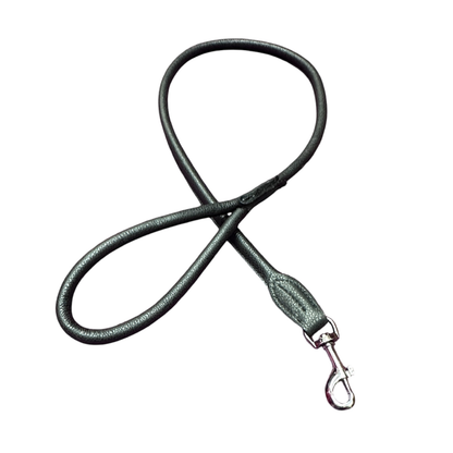 Premium Leather Dog Lead | Non-Adjustable with Strong Metal Rings & Craftsmanship