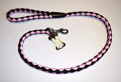 plaited nylon dog lead