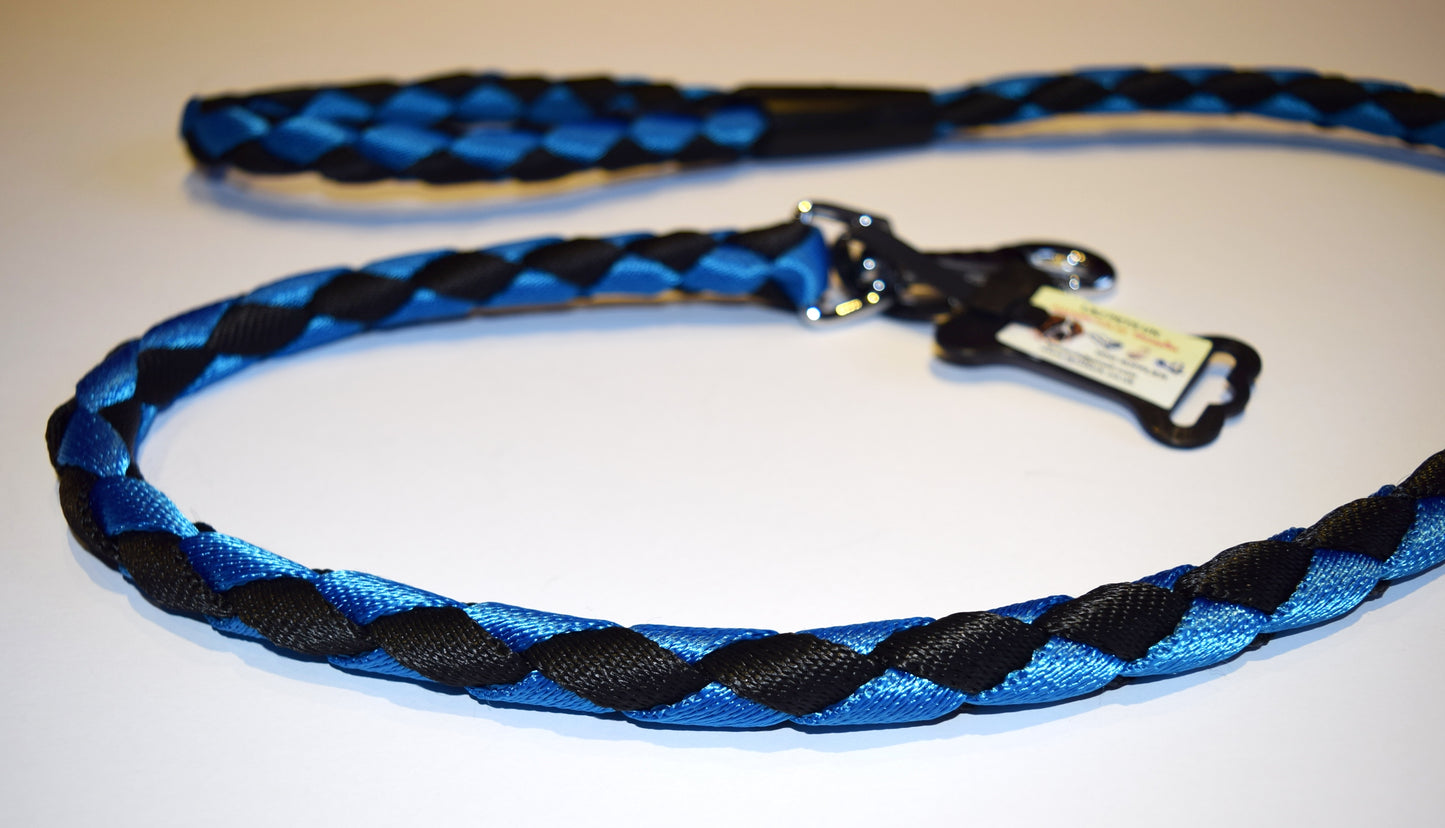 plaited nylon dog lead