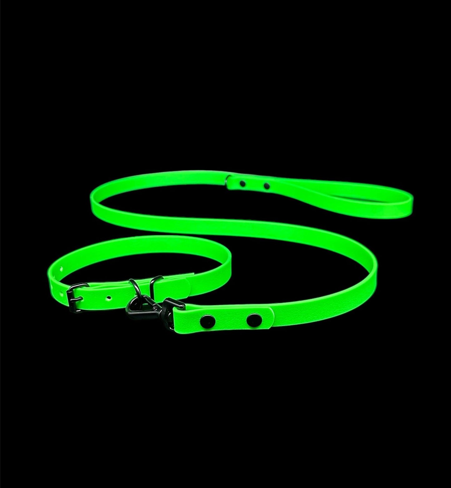 Strong Biothane Dog Lead and Collar Set | Waterproof & Weatherproof Design | Handmade Locally