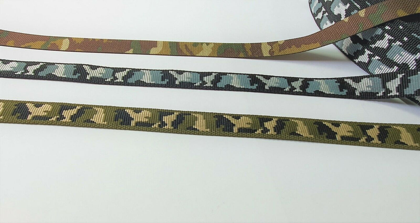 Camo Leash | Dog Training Lead | 3FT - 100FT (1m - 30m) | Strong & Druable Tracking Leash Recall Line