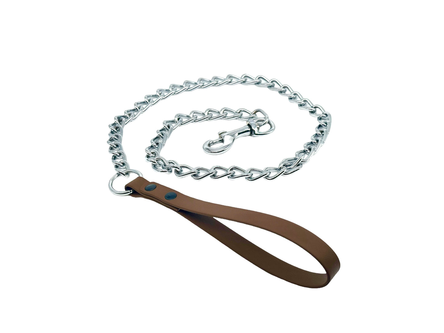 Biothane & Metal Dog Lead | Metal Dog Leash | 110cm/44In | Strong Dog Leash