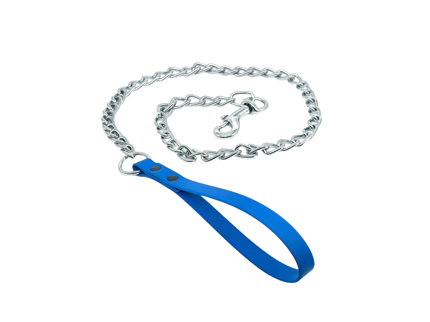 Biothane & Metal Dog Lead | Metal Dog Leash | 110cm/44In | Strong Dog Leash