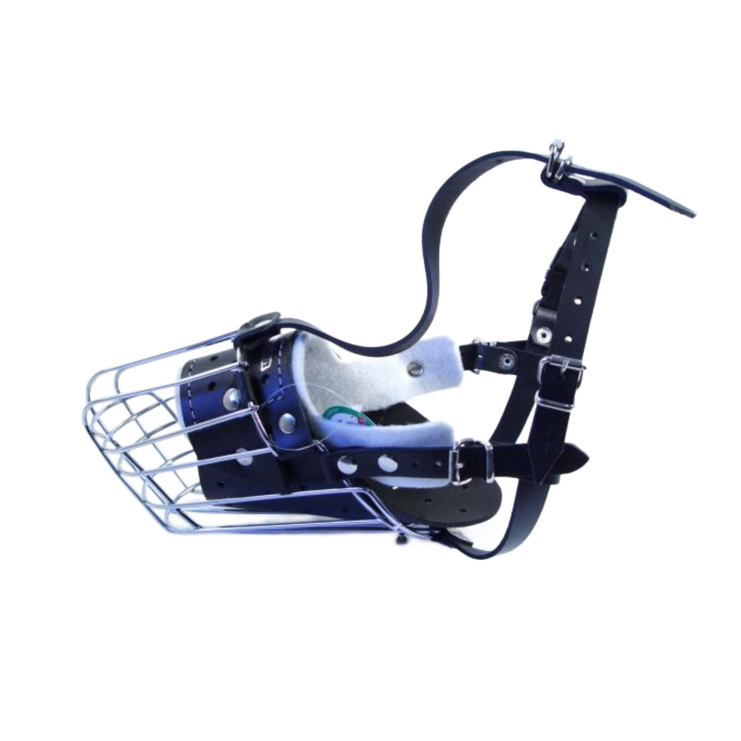 Strong Metal Wire Basket Dog Muzzle for German Shepherd Labrador and Other