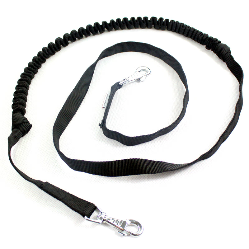 Strong Anti-Shock Absorbing Dog Lead | Double Clip for Walking, Jogging, Running