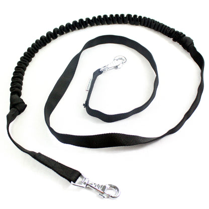 Strong Anti-Shock Absorbing Dog Lead | Double Clip for Walking, Jogging, Running