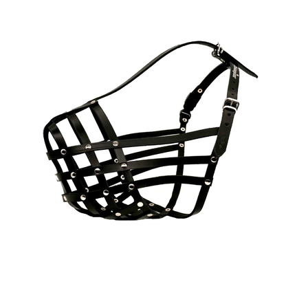 Black Leather Muzzle