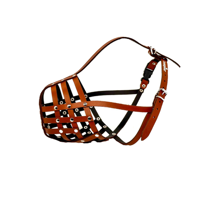 Brown Leather Muzzle