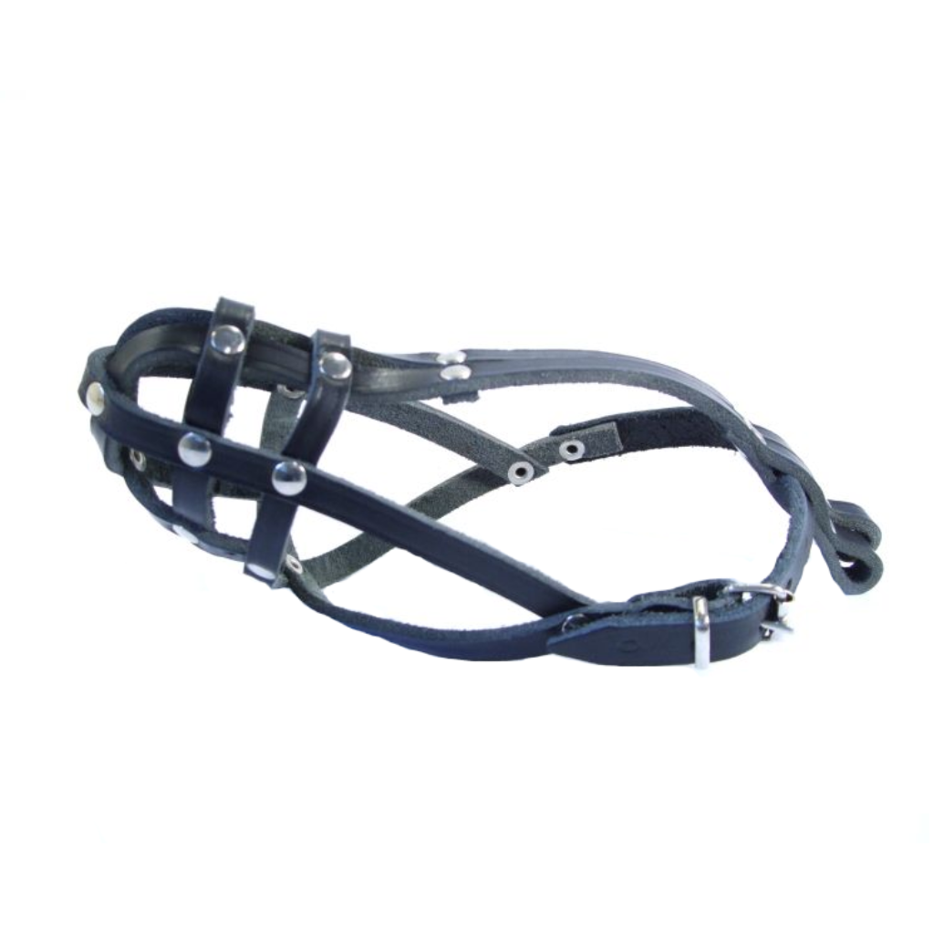 Lightweight Leather Dog Muzzle for Chihuahua Yorkshire Terrier Mini Pitcher & Other