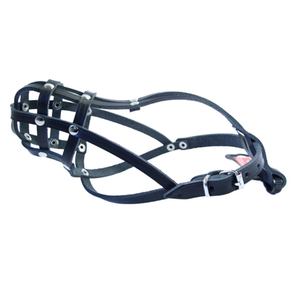 Lightweight Leather Dog Muzzle for Chihuahua Yorkshire Terrier Mini Pitcher & Other