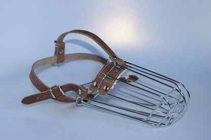 metal dog muzzle