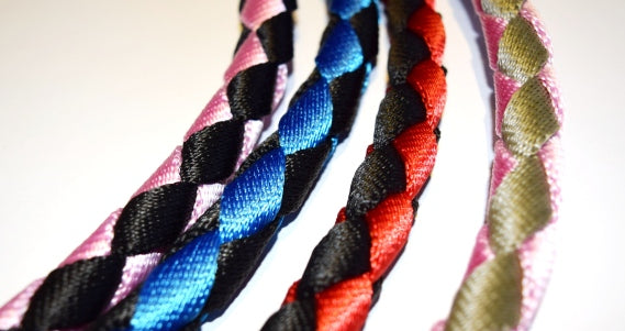 plaited nylon dog lead
