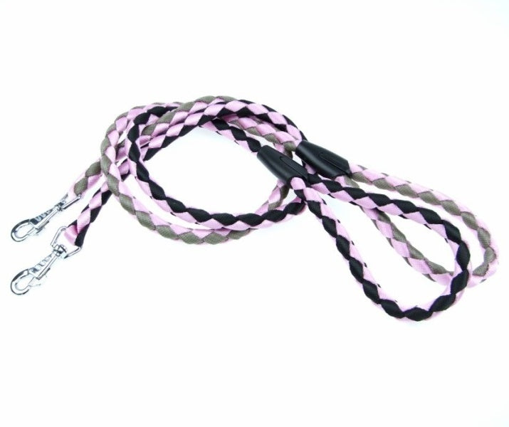 plaited nylon dog lead