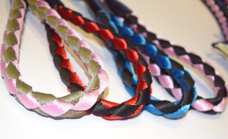plaited nylon dog lead
